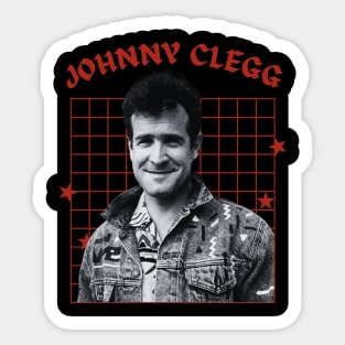 Johnny clegg --- 70s aesthetic Sticker